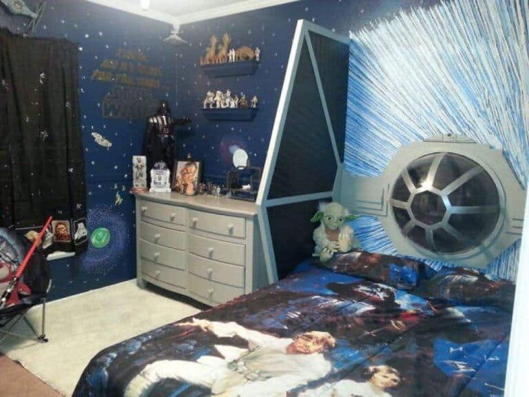 10 Superhero Bedroom Ideas 2023 Getting The Kids Happy   Terrific Star Wars Bedroom 768x576 