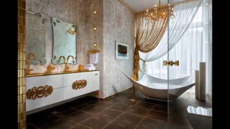 Amazing Gold Bathroom