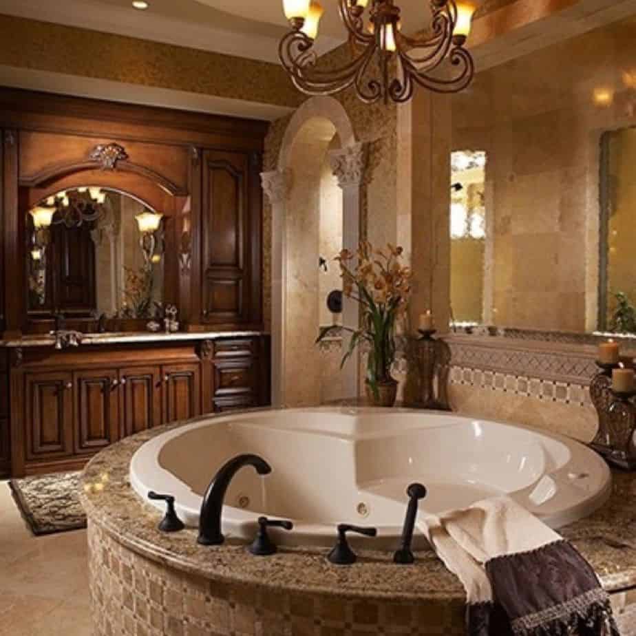 Beautiful Tuscan Bathroom