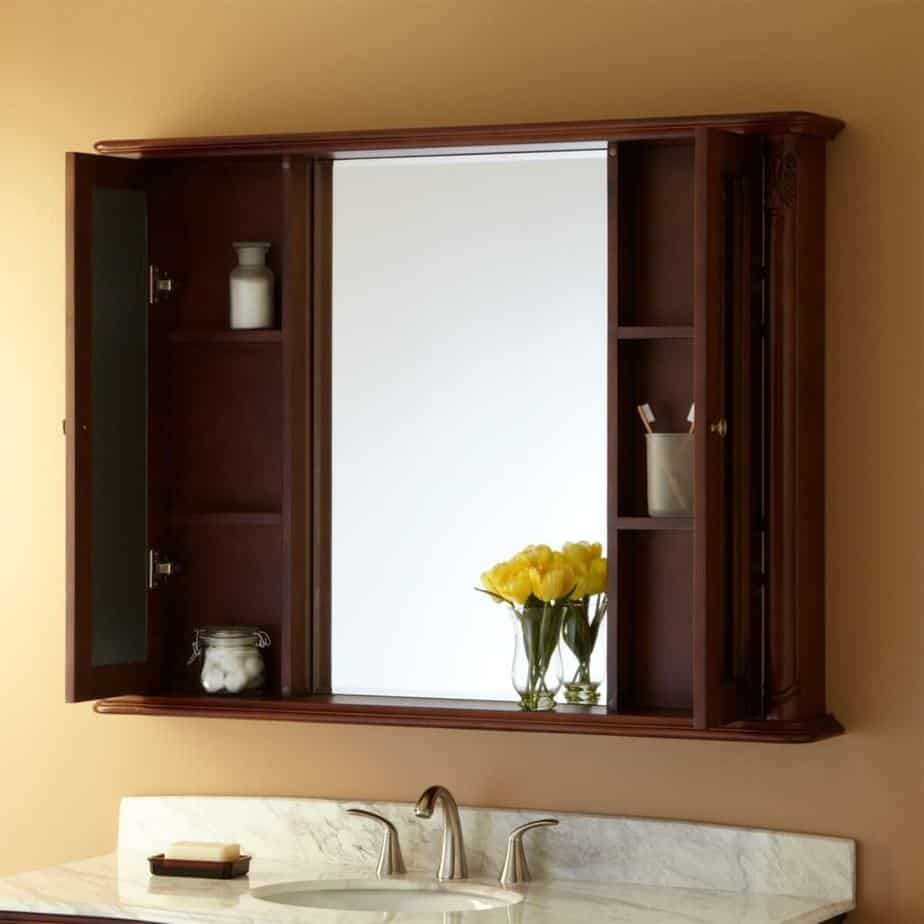 Wall Cabinet with Mirror