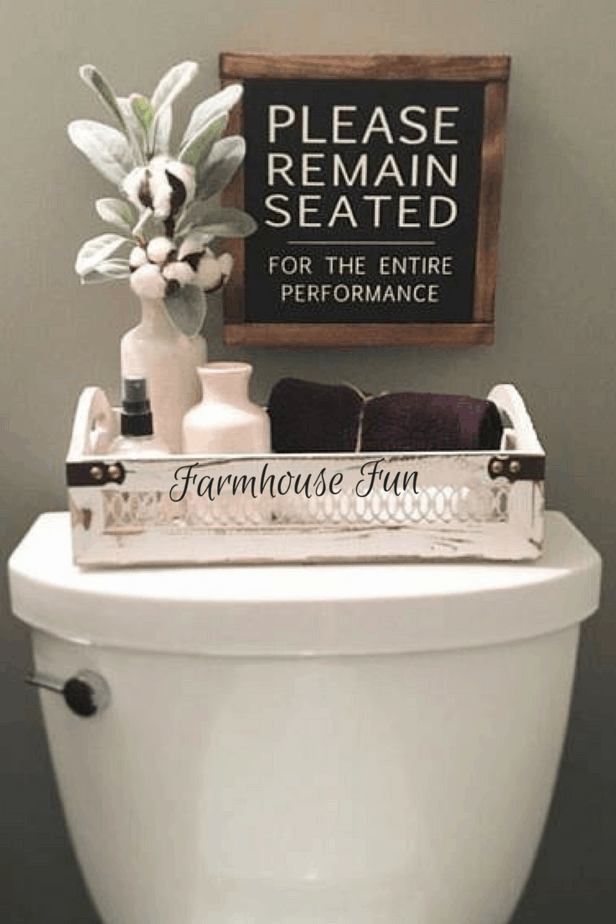 Entertaining Bathroom Sign