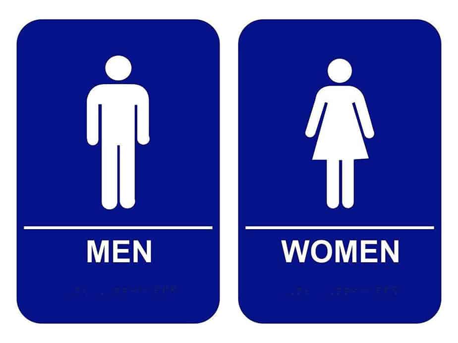 Gender Bathroom Sign