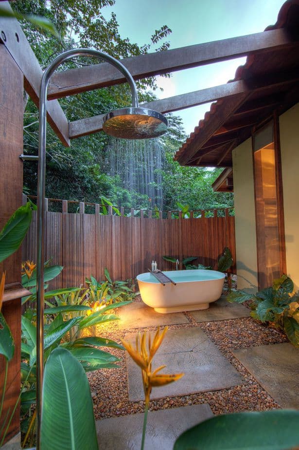 Outdoor Zen Bathroom