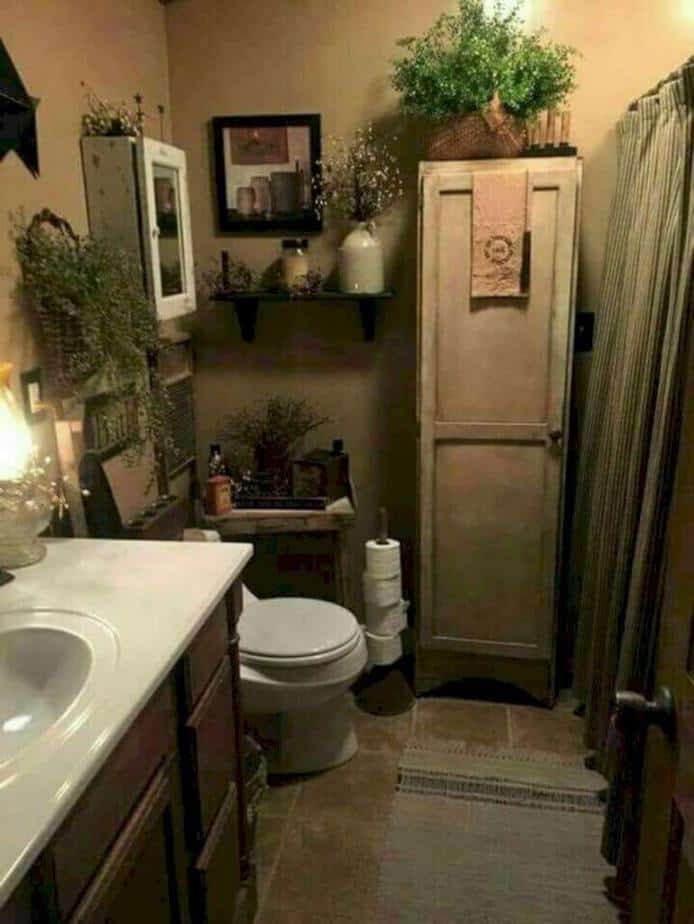 Lovely Primitive Bathroom