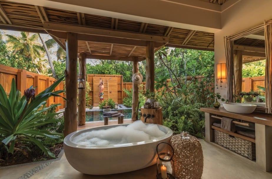 Remarkable Tropical Bathroom
