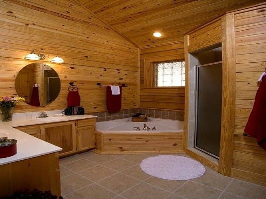 Magnificent Cabin Bathroom