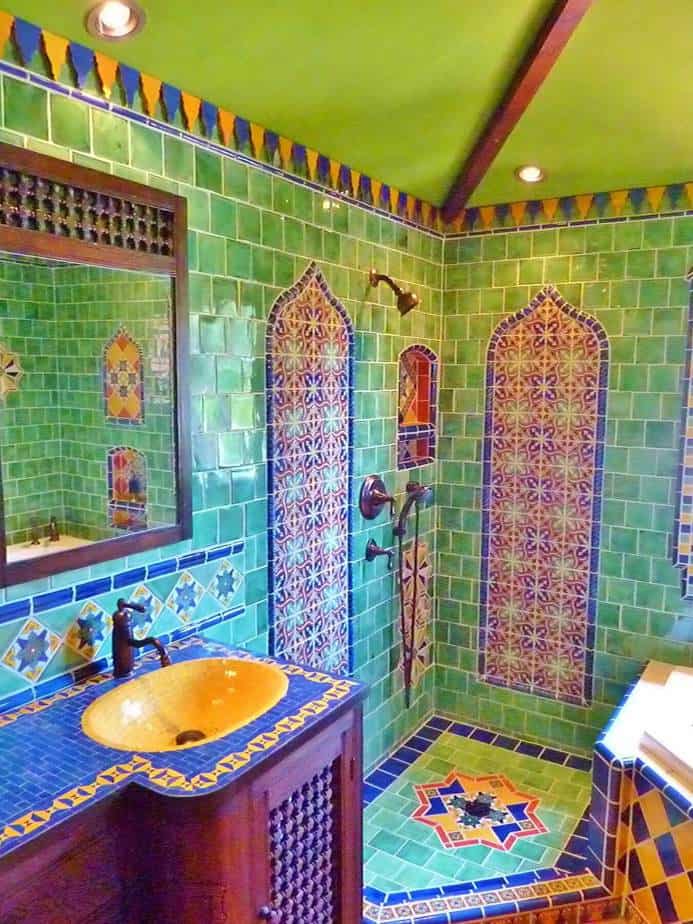 Moroccan Bathroom Ceiling