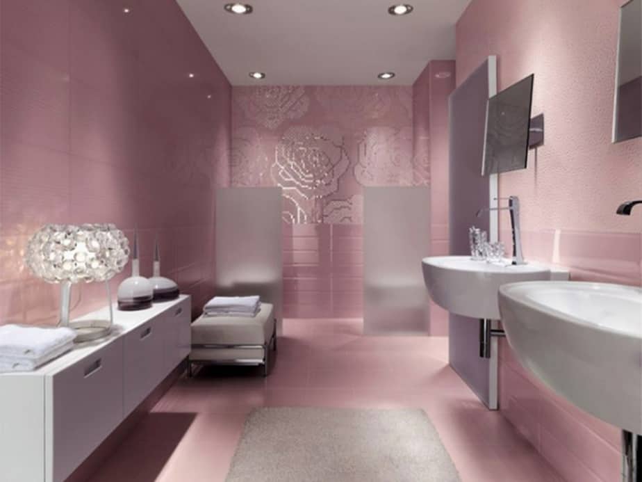 Radiant Lavender Bathroom