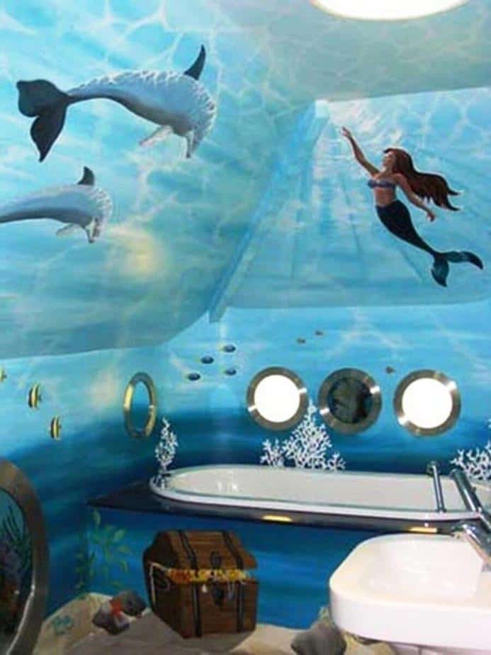 Remarkable Mermaid Bathroom