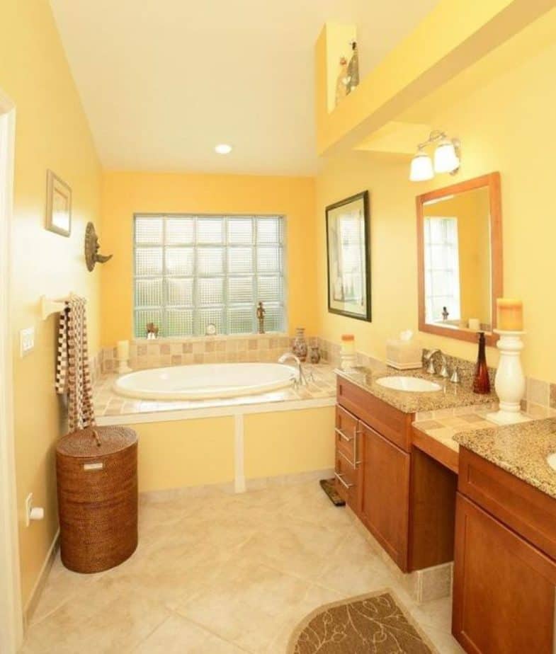 Sunny Yellow Bathroom