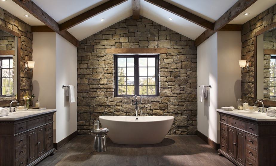 Traditional Stone Bathroom