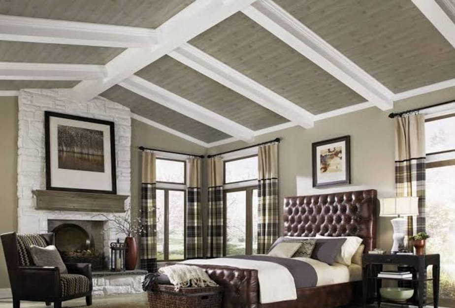Coffered vaulted ceiling
