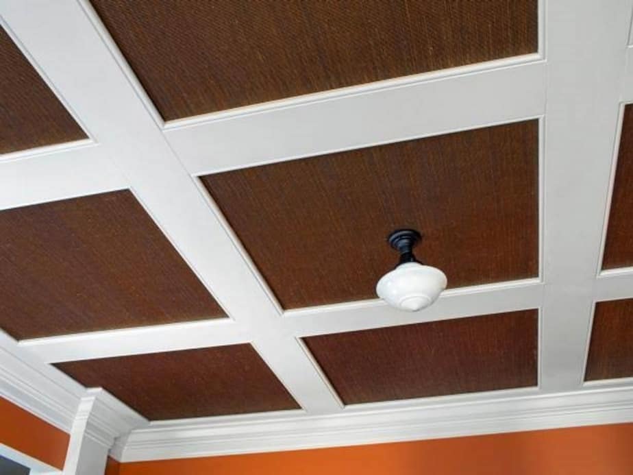 Easy flat coffered ceiling
