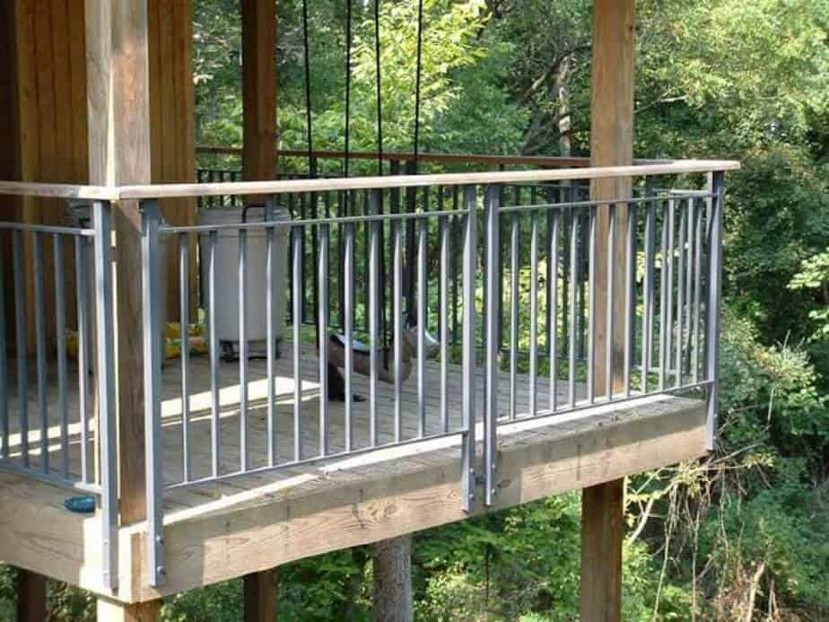 Aluminum deck railing ideas