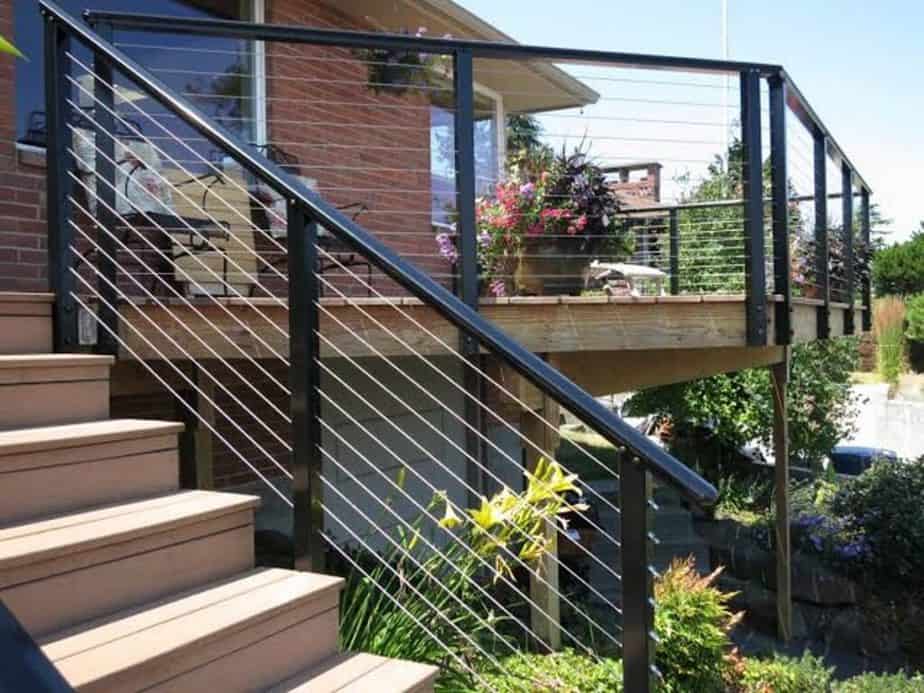 Aluminum deck railing ideas