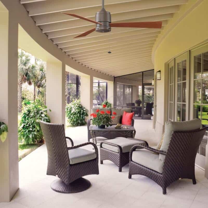 Cool/Creative Porch Ceiling Ideas in gray