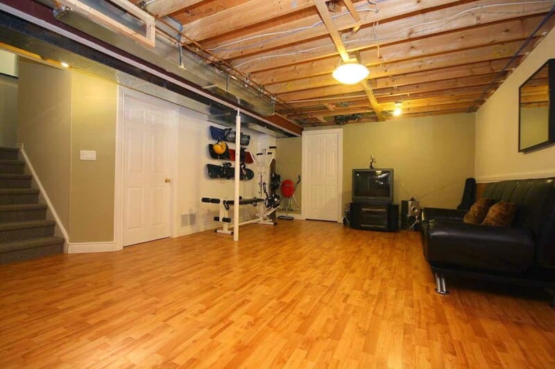 Basement Ceiling Ideas Wood with match color