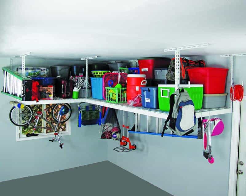 floating Garage Ceiling Storage Ideas