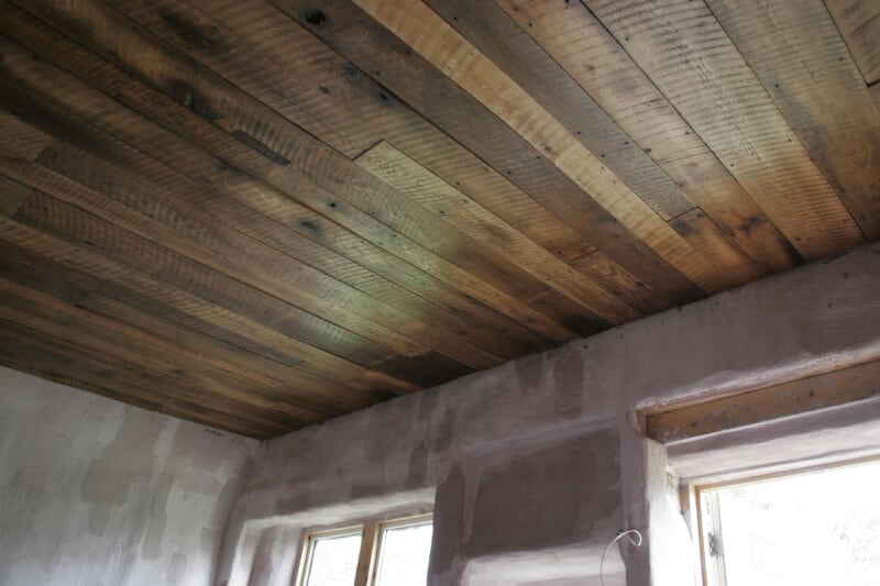 Barn Wood Ceiling Ideas with enough lighting