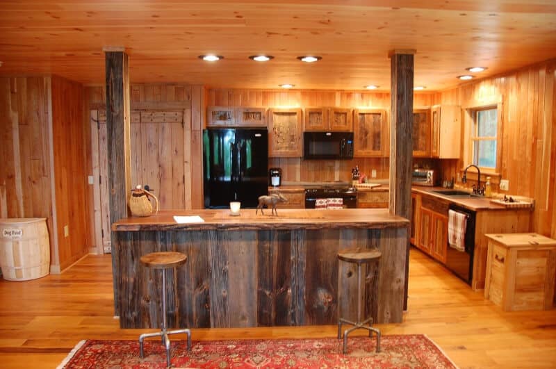 Rustic Wood Ceiling Paint Ideas with good furnish