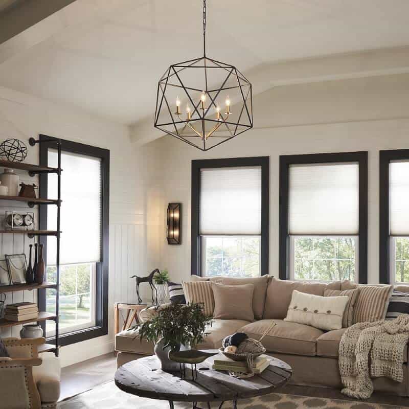 old styled Vaulted Ceiling Lighting Ideas Design