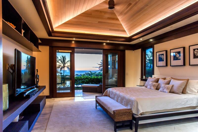 Wood Ceiling Ideas Bedroom with traditional look