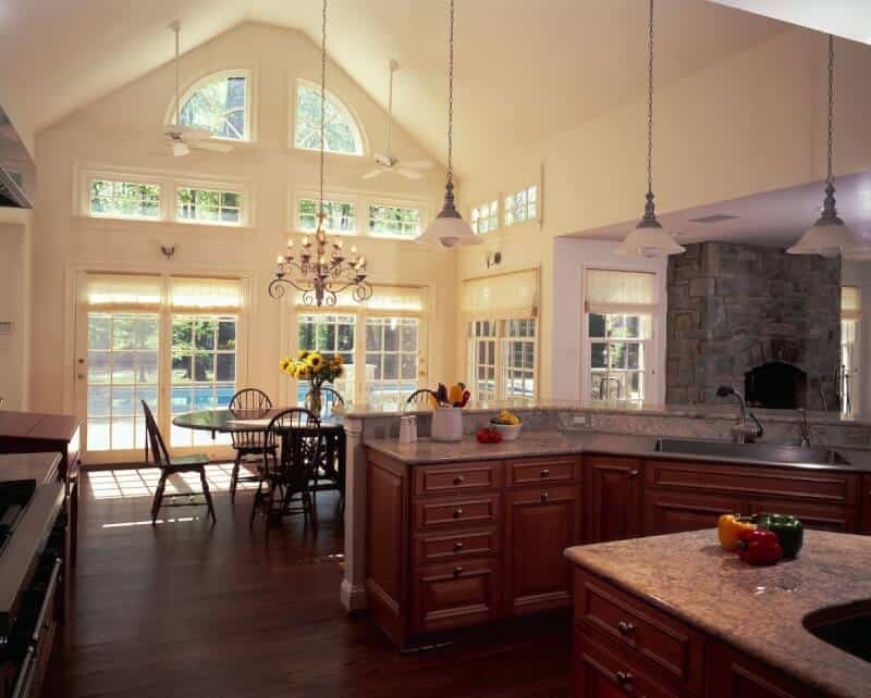 high Vaulted Ceiling Kitchen Ideas