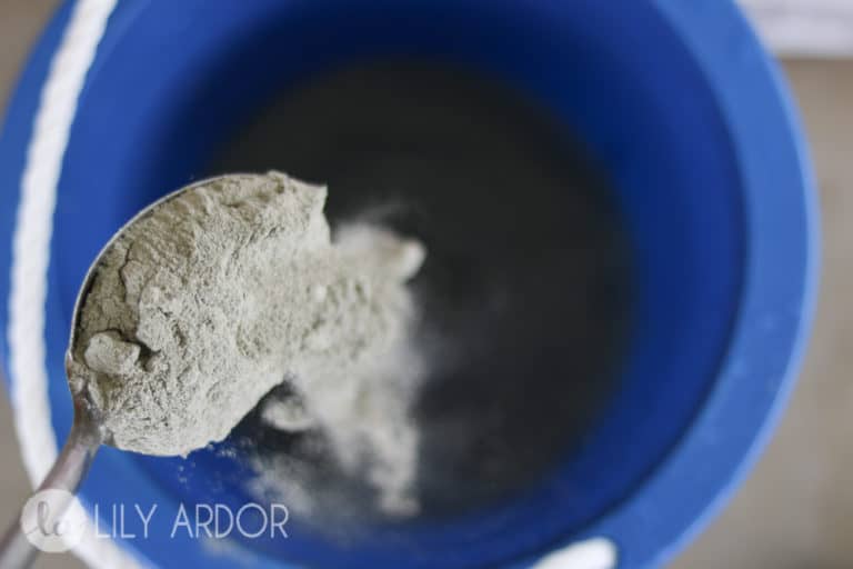 Creating concrete mixture