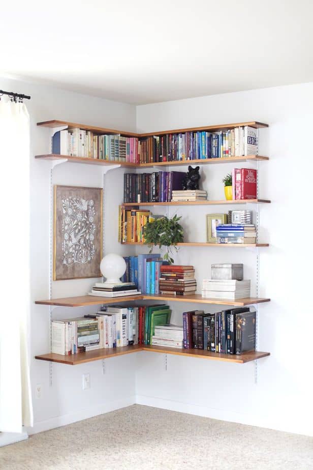 Simple Tips You’d Better to Consider while Creating DIY Corner Shelf
