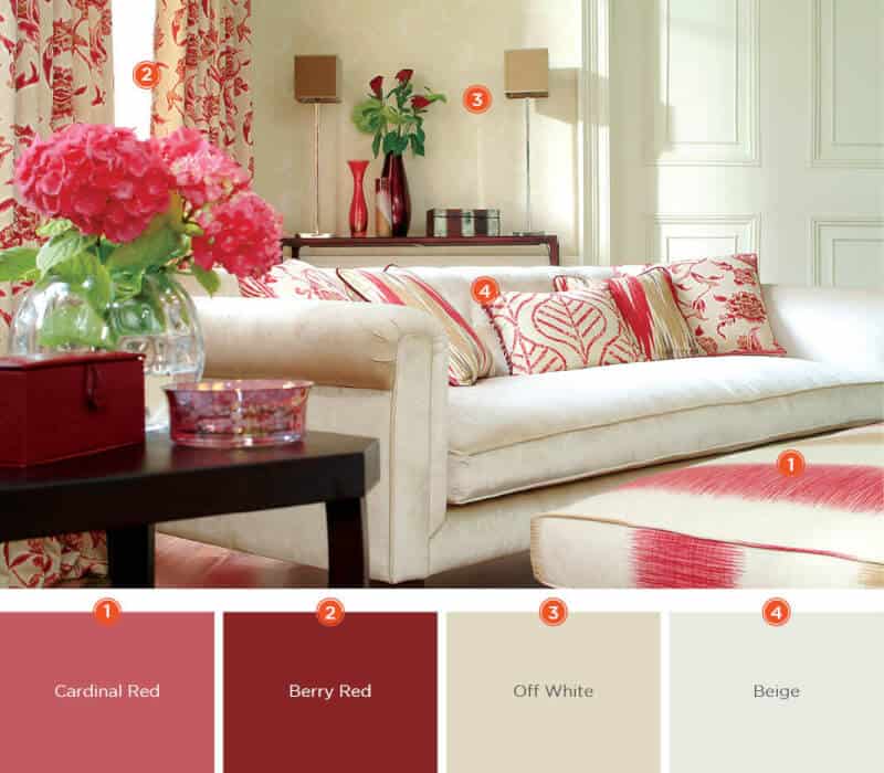 Colors That Go with A Red House berry red
