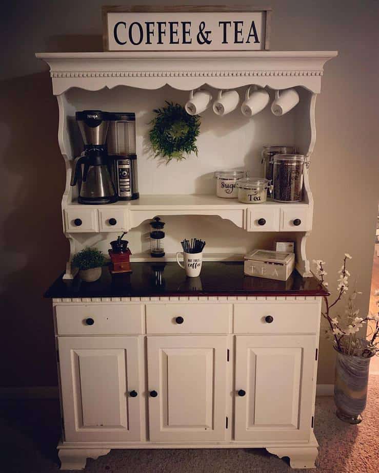 Armoire Coffee Station