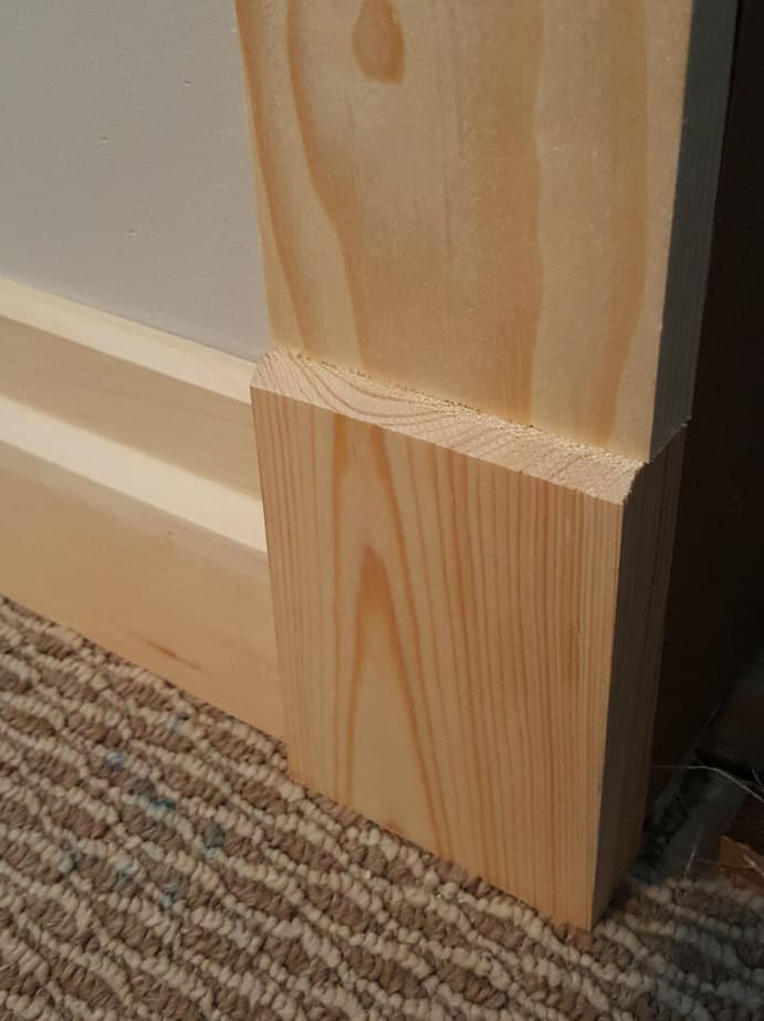 Beautiful and Unique Stepped Baseboard