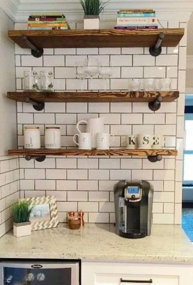 Coffee Corner Floating Shelf