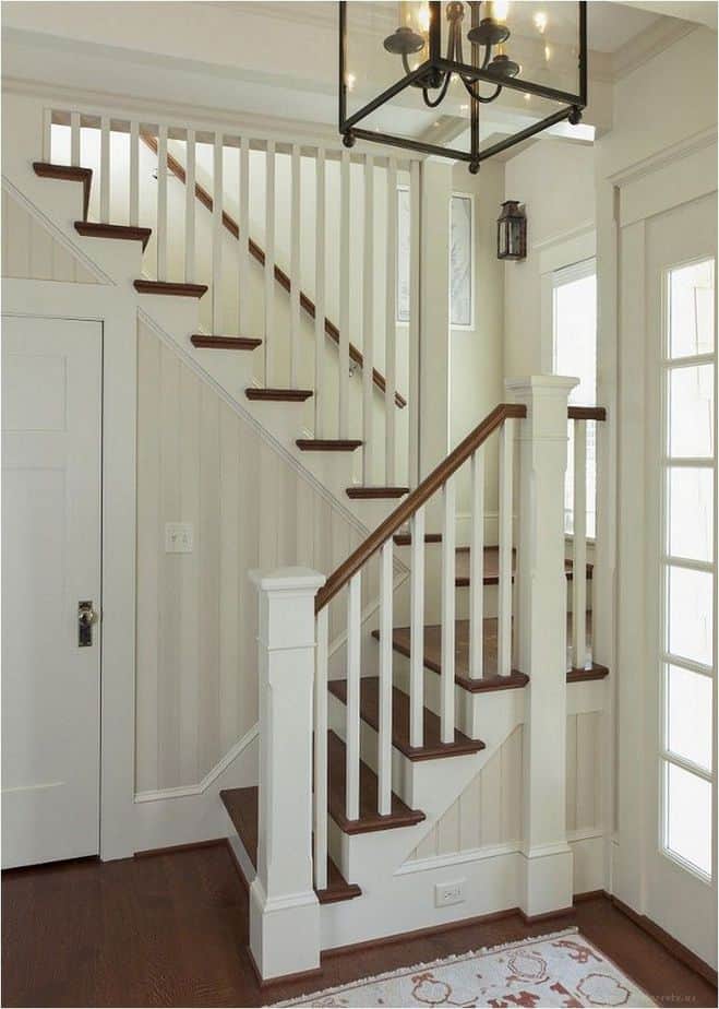 Victorian style stair railing