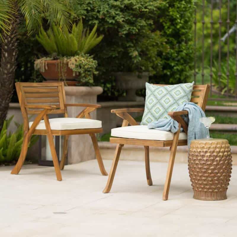 Wooden outdoor chair