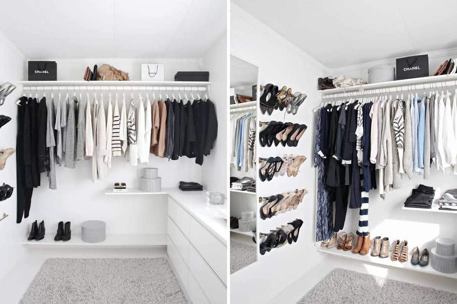 types of closet