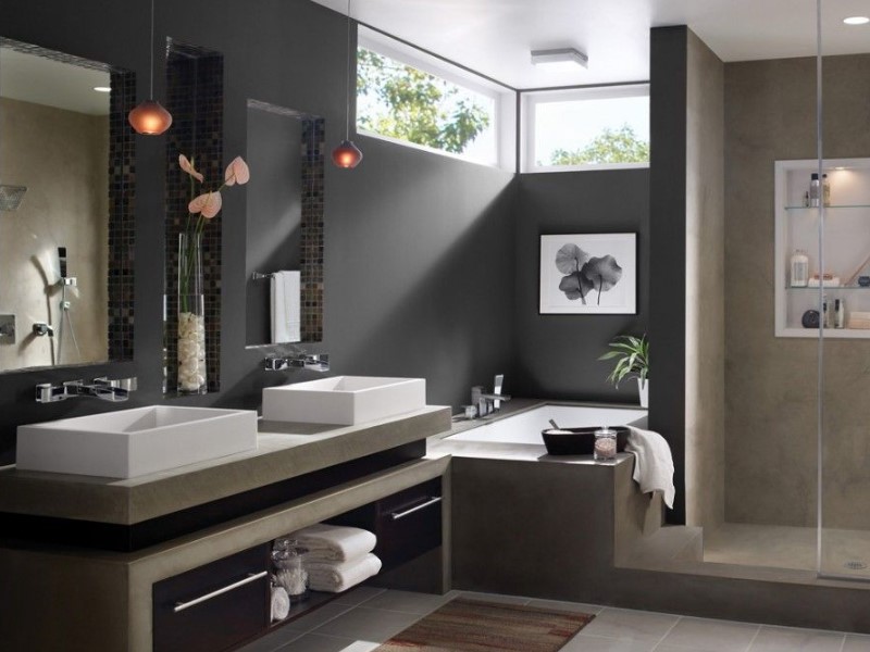 45 Grey Bathroom Ideas 2021 (with Sophisticated Designs)