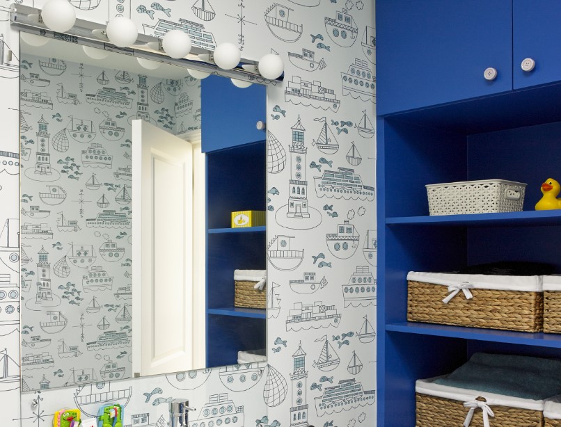 35 Bathroom Wallpaper Ideas 2020 (You Can Try Today) 13