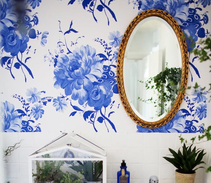 35 Bathroom Wallpaper Ideas 2020 (You Can Try Today) 6
