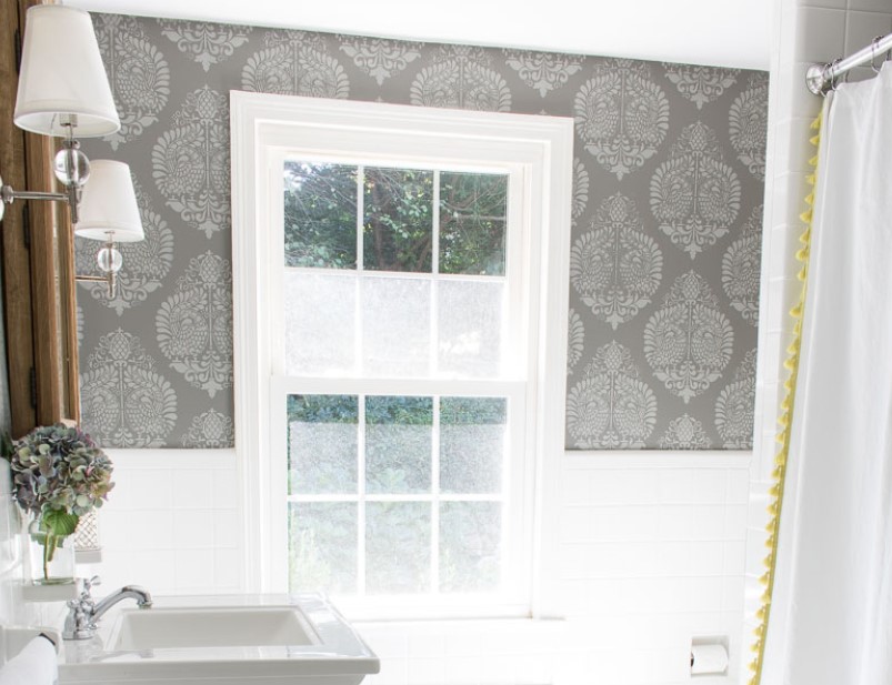 35 Bathroom Wallpaper Ideas 2020 (You Can Try Today) 1