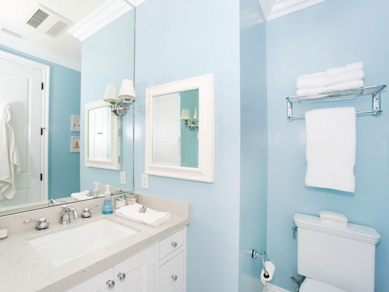 45 Blue Bathroom Ideas 2020 (Various Refreshing Designs) 6