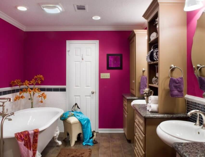 15 Bathroom Paint Color Ideas 2020 (Make Yours More Appealing) 10