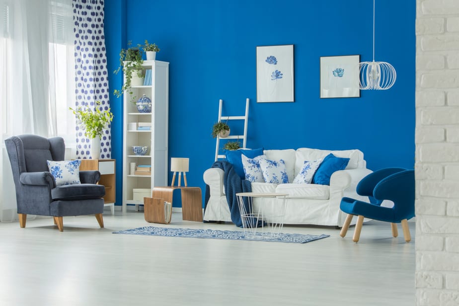 Nature-Tone Blue Living Room