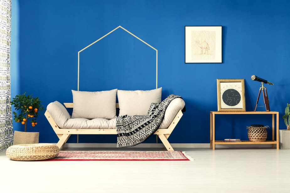 Stylish Blue Living Room