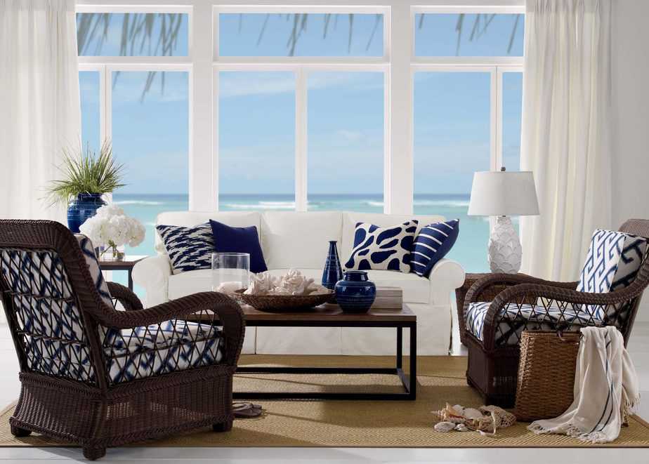 Simple Beach Living Room