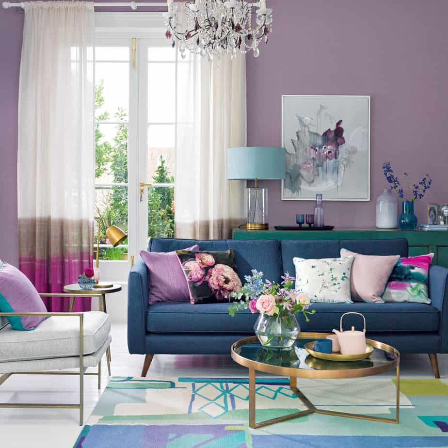 Beautiful Purple Living Room Ideas