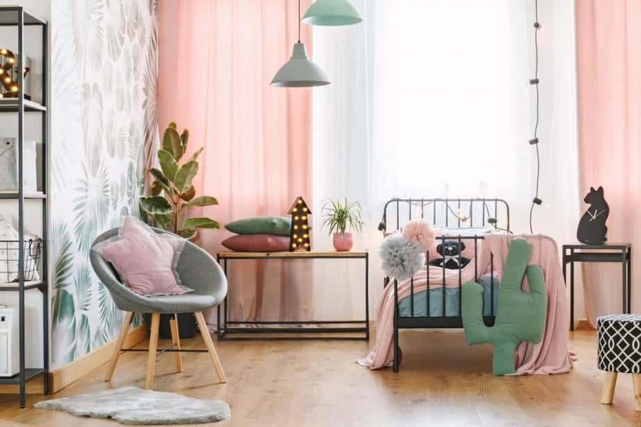 Nature-Inspired Girls Bedroom