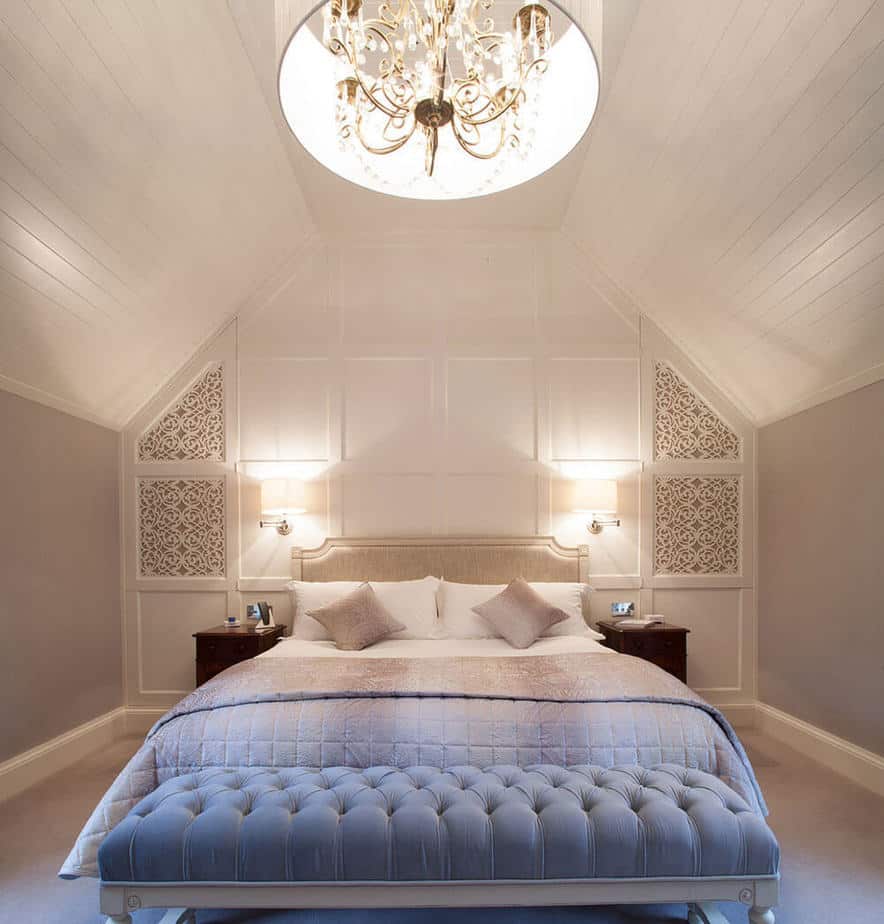 Elegant Attic Bedroom
