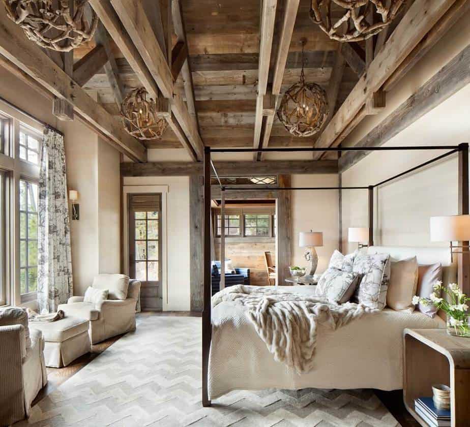 Glamour Rustic Bedroom