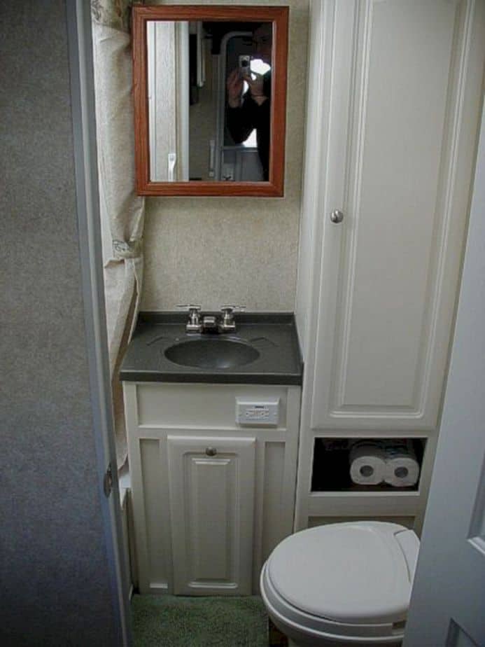 Alluring Camper Bathroom